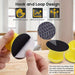 Round Hand Sanding Block with Hook and Loop Disc (3inch) | Tools - Resinarthub