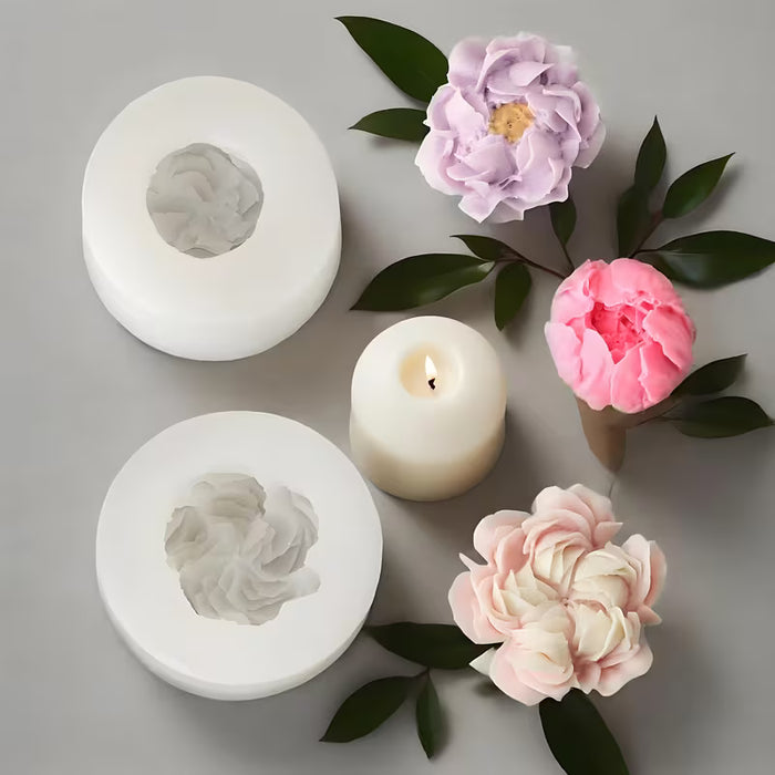 3d Flower Bud Shaped Silicone Molds for Candle Making