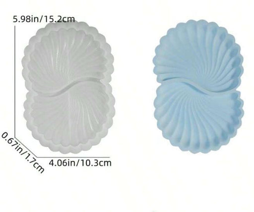 Round Shell Silicone Mold for Jesmonite Art | Mould - Resinarthub