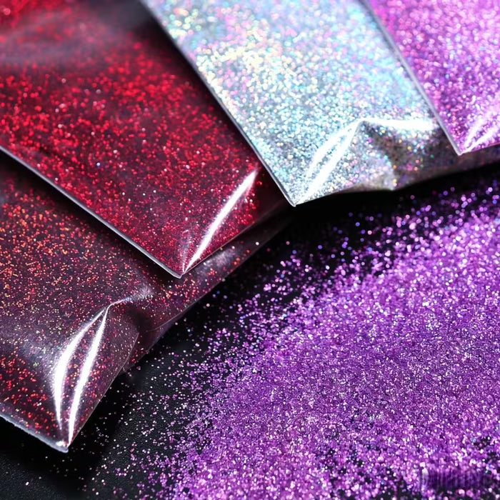 12pcs Random Color Ultra Fine Glitter Powders for Resin Art
