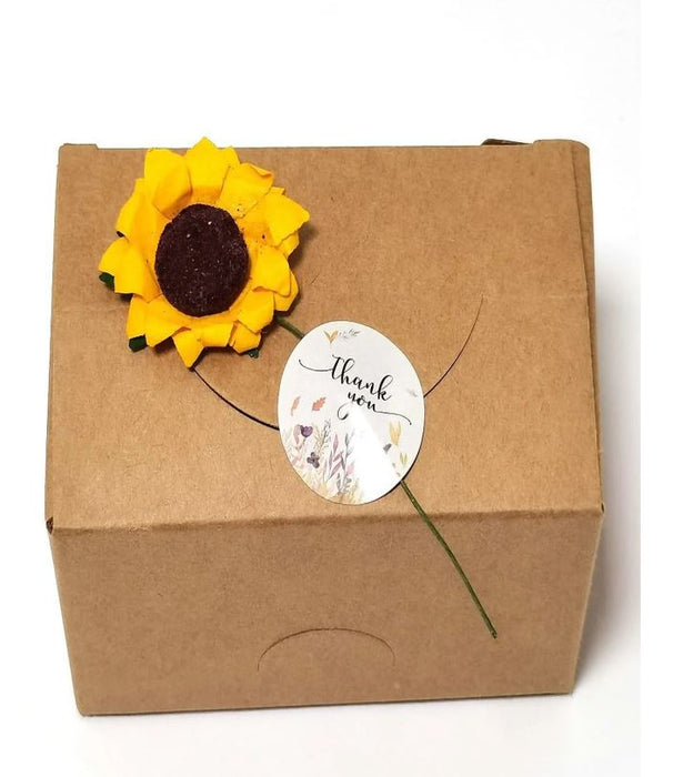 Thank you Floral Printed Stickers for E- Com Packs | Tools - Resinarthub