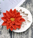 Poinsettia Christmas Flower Silicone Mold for Candle Making | Mould - Resinarthub