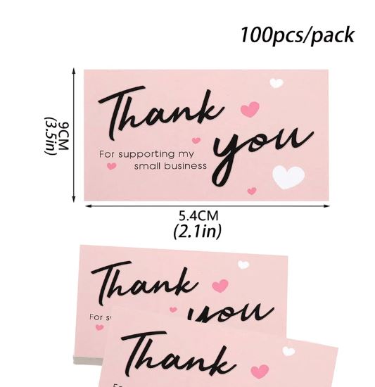 Thank You Gift Wrapping Card for E- Com Packs | Tools - Resinarthub
