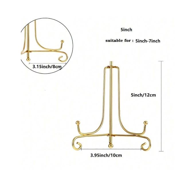 1pc Golden Metal  Display Stand | Tools - Resinarthub