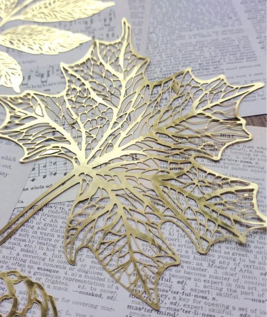 10pcs Leaf Design Craft Paper for Resin Art | Fillings - Resinarthub