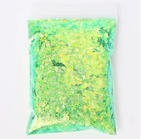 Holographic Mixed Hexagon Shape Glitter |  - Resinarthub