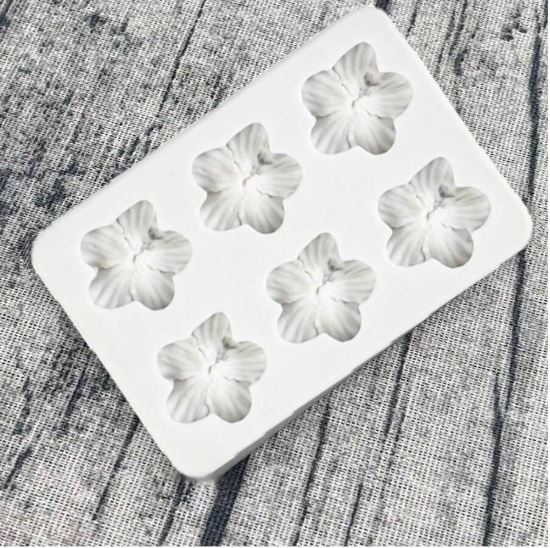 Multiple Hibiscus Flower Shaped Silicone Mold for Candle Making | Mould - Resinarthub