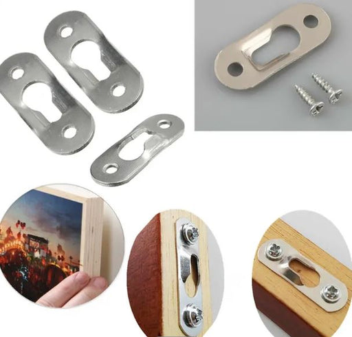 45mmX16mm Metal Keyhole Hanger(2pcs) | Tools - Resinarthub