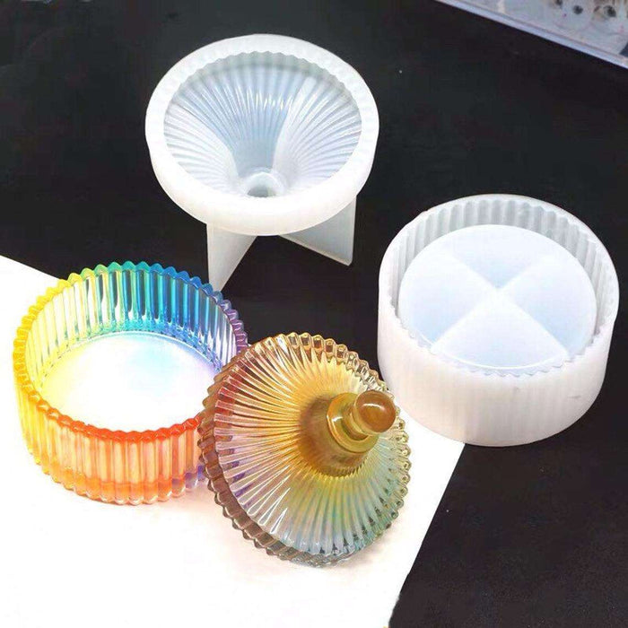 Crystal Storage Silicone Mould | Mould - Resinarthub