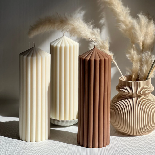 EcoSoya Pillar Blend Candle Soy Wax