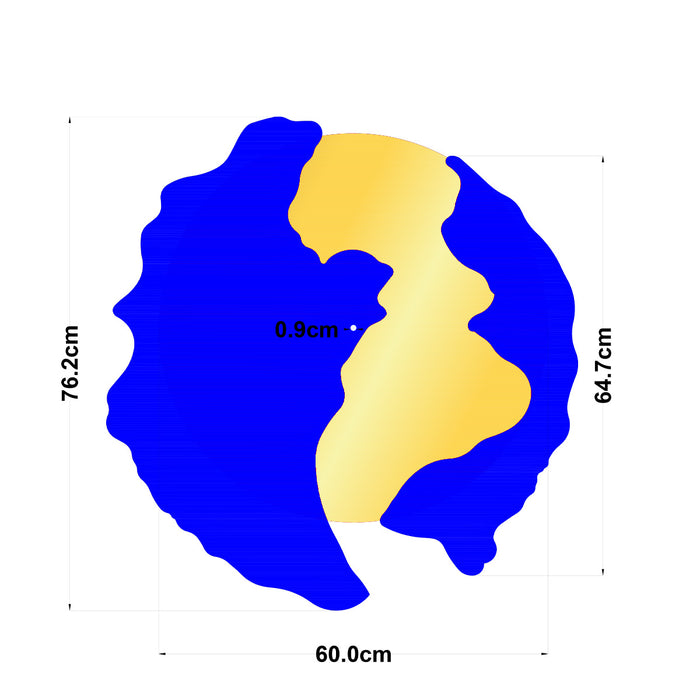 MDF Round Geode Clock Base | Surfaces - Resinarthub