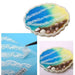 3D Effect Sea Wave Painting Resin Sticker | Mould - Resinarthub