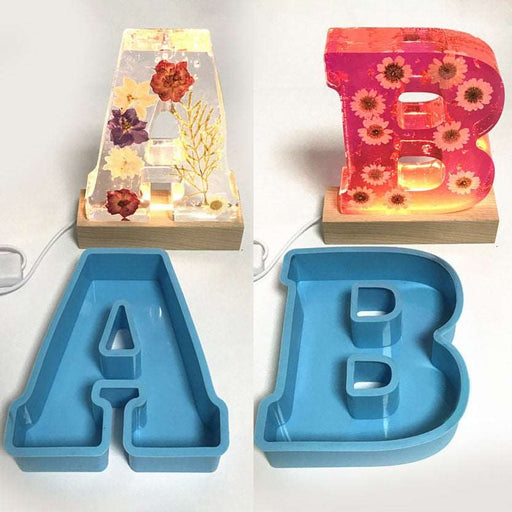 Uppercase English Letters Silicone Mold-english Alphabet Resin Molds-silicone  Keychain Mold-resin Alphabet Pendant Mold-resin Letter Mold 