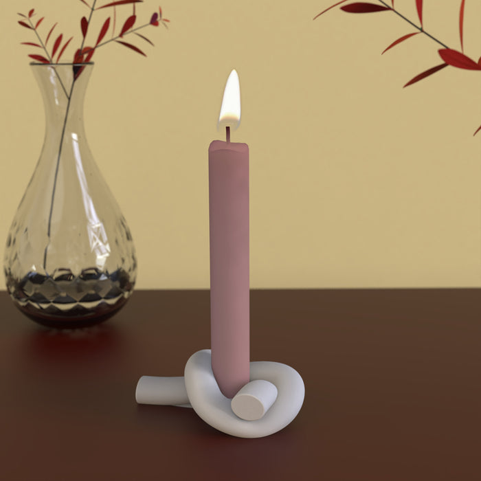 Winding Model candle Holder Silicone Mold | Mould - Resinarthub