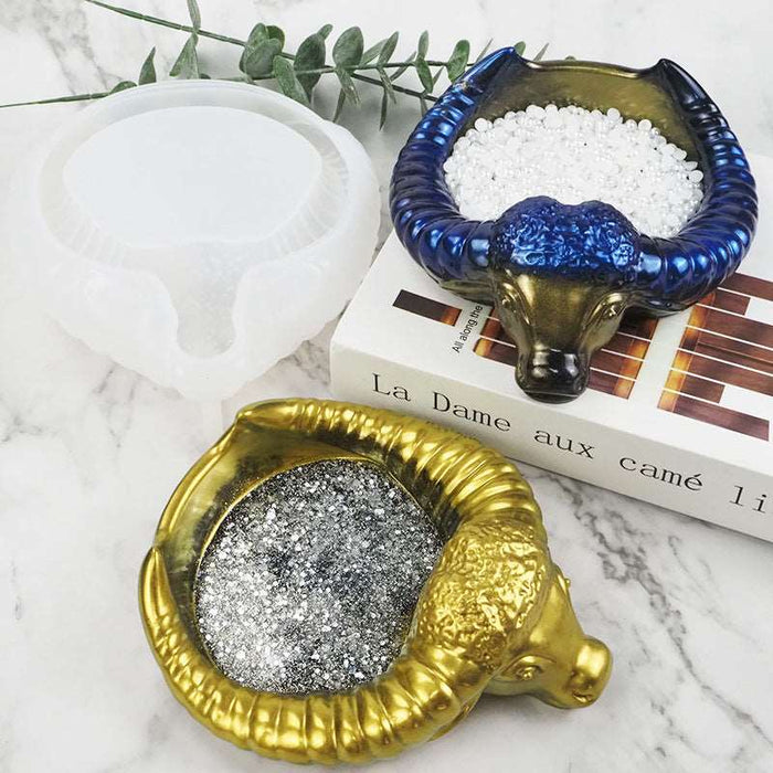 Bull Horn Ashtray Mold | Mould - Resinarthub