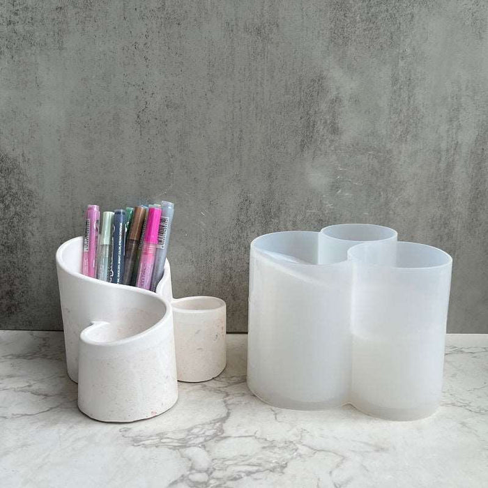3 In 1 Storage Pot | Mould - Resinarthub