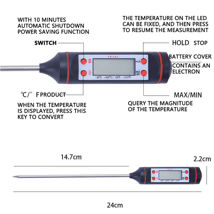 Electronic Digital Thermometer Candle Making | Tools - Resinarthub