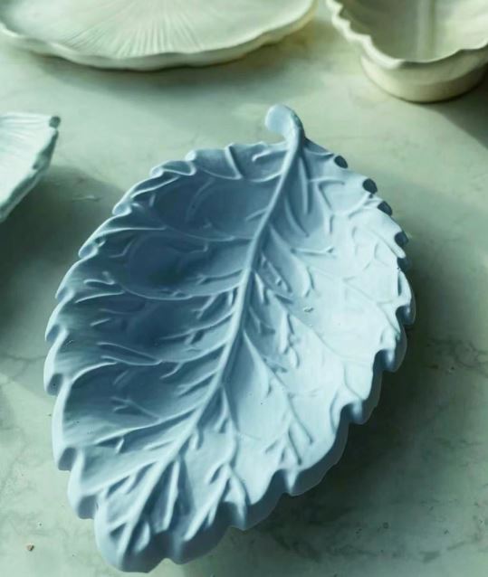 Leaf Shaped Tray Silicone Mold for Jesmonite Art | Mould - Resinarthub