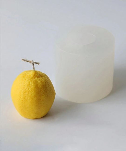 Lemon Shaped Silicone Mold for Candle Making | mould - Resinarthub