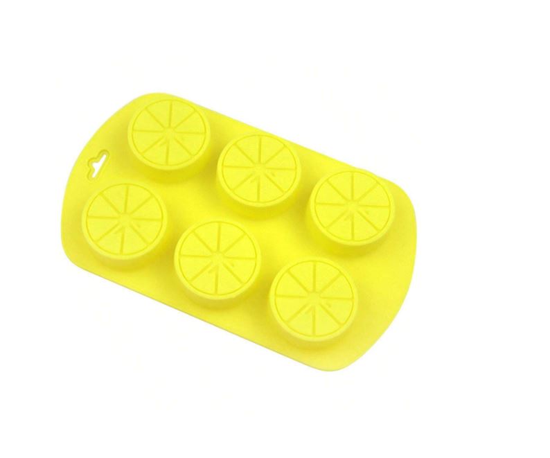 Sliced Lemon Shaped Silicone Candle Mold