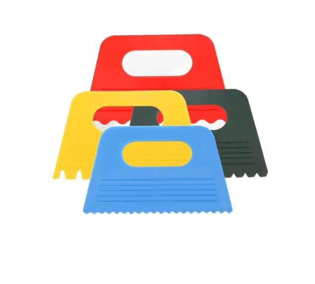 4pcs Mixed Color Plastic Paint Scraper | Tools - Resinarthub