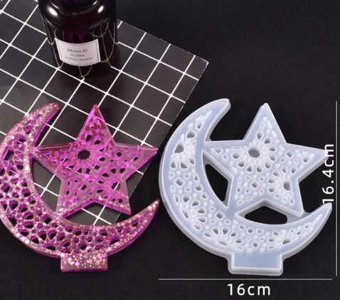 Moon star Silicone Mold for Resin Art | Mould - Resinarthub