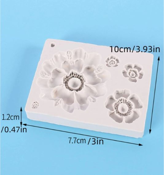 Multiple Sunflower Shaped Silicone Mold for Candle Making