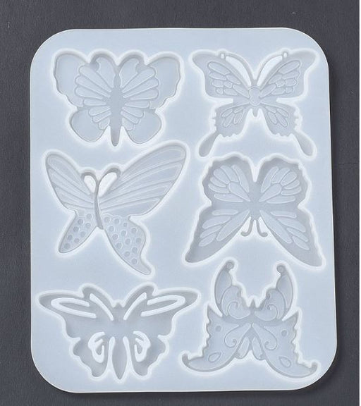 Butterfly Silicone Pendant Mold for Resin Art | Mould - Resinarthub