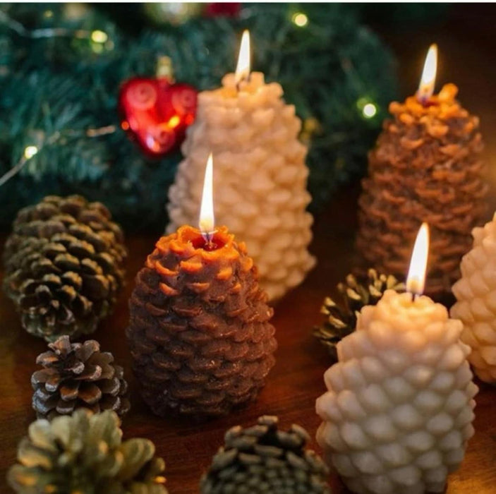 Pine Cone Candle Silicone Mold | Mould - Resinarthub