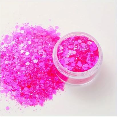 Holographic Mixed Hexagon Shape Glitter |  - Resinarthub