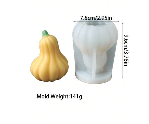 Pumpkin Shaped Silicone Mold for Candle Making | Mould - Resinarthub