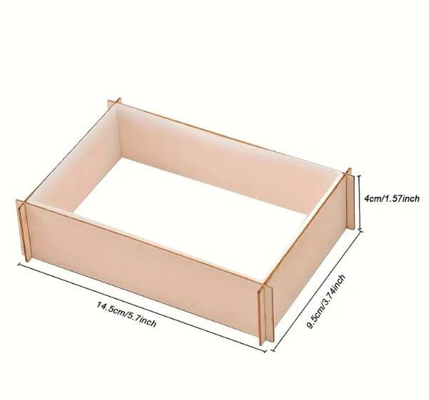 Rectangular Photo Frame Silicone  Mold with Yellow Light Base for Resin Art | Mould - Resinarthub