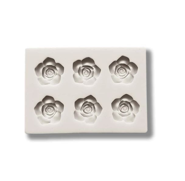 Small Rose Shaped Silicone Molds for Candle Making | Mould - Resinarthub