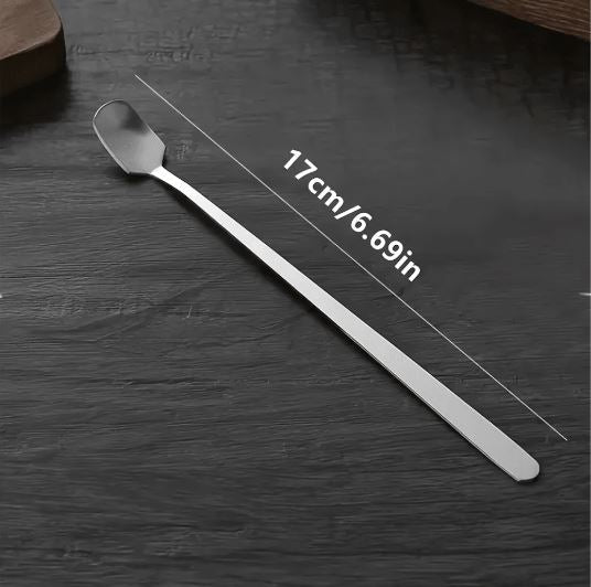Stainless Steel Candle Wax Mixing Spoons - 6.69 Inch Long Handle | Tools - Resinarthub