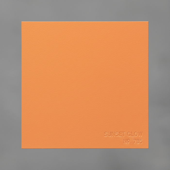sunset orange shade