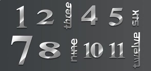 Modern Clock Numbers for Resin Clock Art | Boards and Clock Accessories - Resinarthub