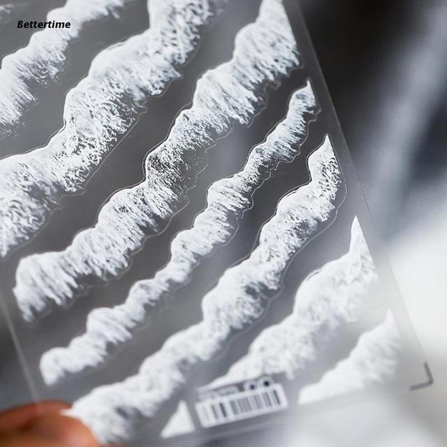 3D Effect Sea Wave Painting Resin Sticker | Mould - Resinarthub