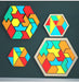 Hexagon Tangram Jigsaw Puzzle Silicon Mould | Mould - Resinarthub