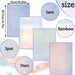 Vinyl Lamination Sheet Sticker Transparent (10pc) | Fillings - Resinarthub