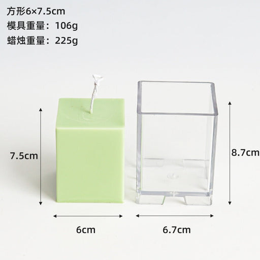 Square Acrylic Candle Mold