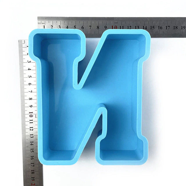 Capital Letter Alphabet Silicone Mold | Mould - Resinarthub