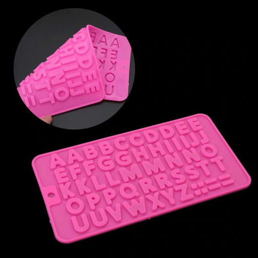 26 Alphabet Silicone Mould - Capital Letters - mould Color may Vary | Mould - Resinarthub