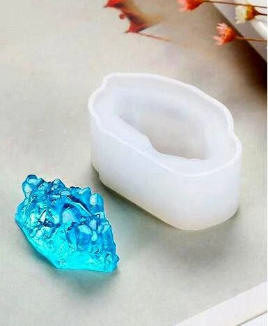 Jewelry Pendant Crystal Cluster Silicone Mould | Mould - Resinarthub