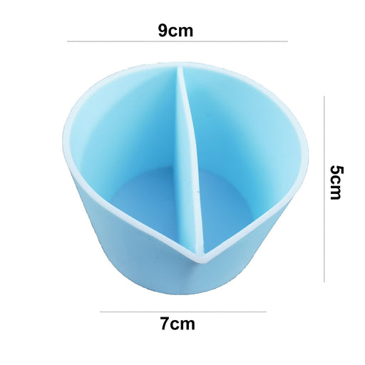 Silicone Mixing with Distribution Slots Measuring cup | Tools - Resinarthub