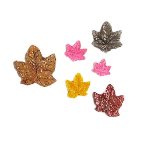 Silicone Maple Leaf Mould With Different Sizes