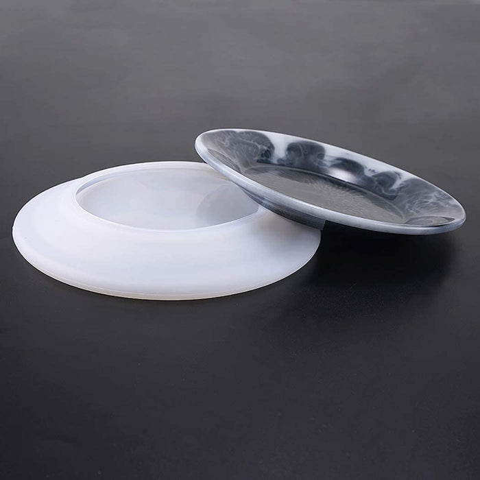 Round Flat Dish plate Silicone Mold