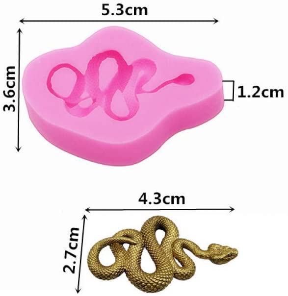 Snake Resin Decoration Liquid Silicone Mold