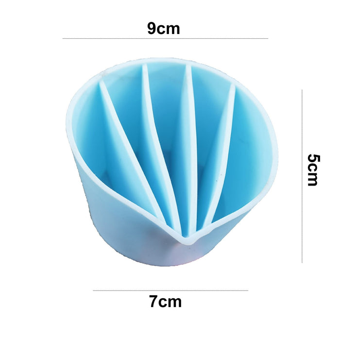 Silicone Mixing with Distribution Slots Measuring cup | Tools - Resinarthub