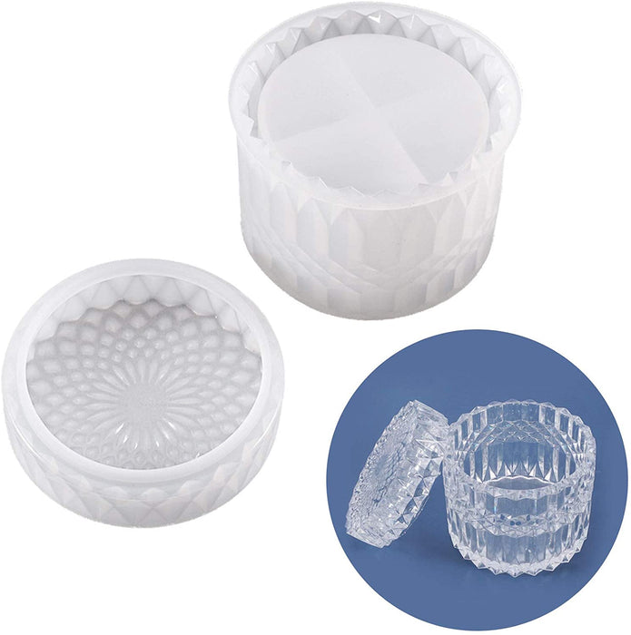 Crystal Storage Silicone Mould | Mould - Resinarthub