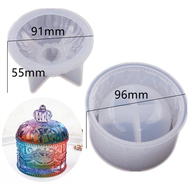 Crystal Storage Silicone Mould